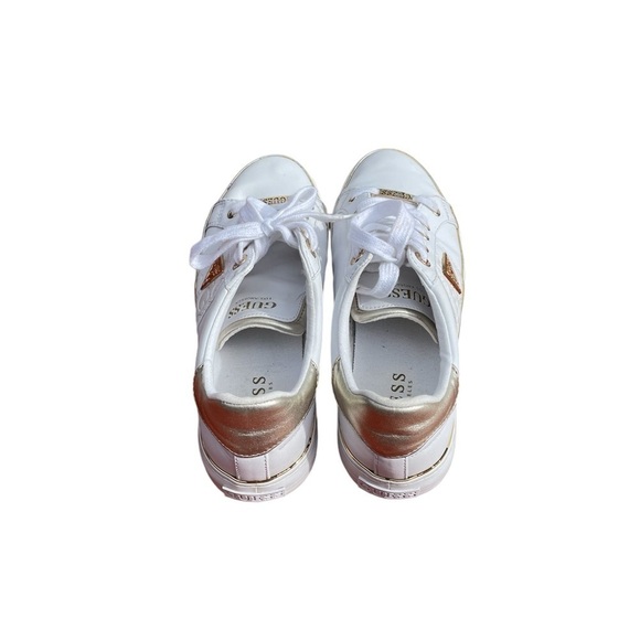 Guess Los Angeles Women White Sneakers Size 8 - Picture 3 of 7